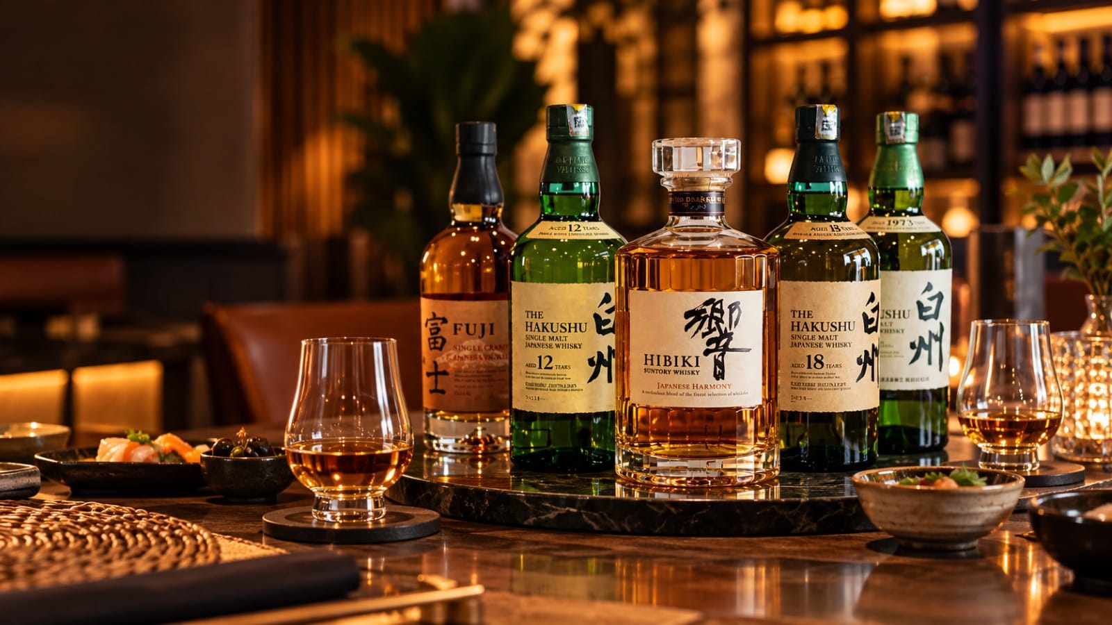 Nuit japonaise : Hakushu, Yamazaki & Hibiki