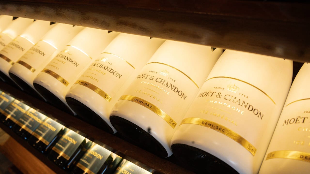Les flacons Moët & Chandon Ice Impérial